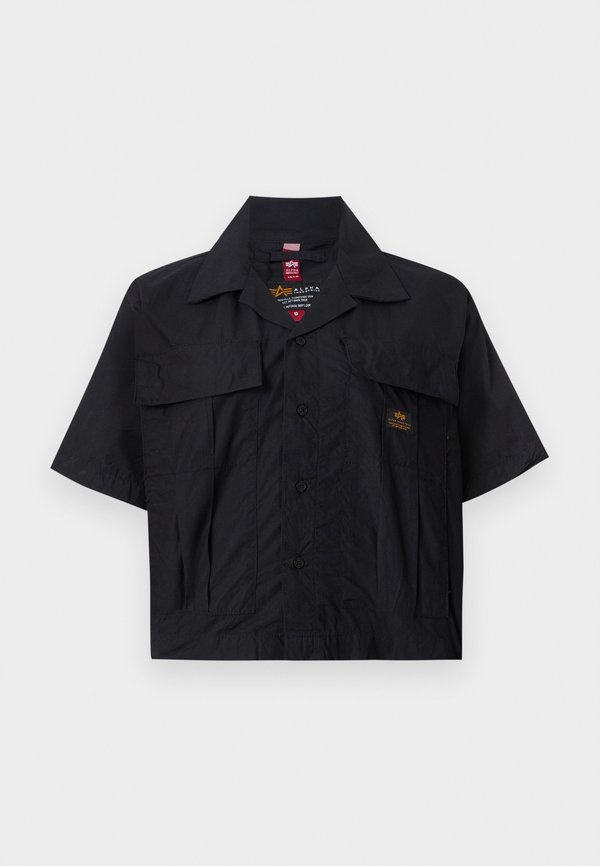 SHORT SLEEVE CARGO SHIRT - Button-down blouse3