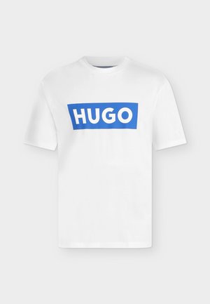 HUGO, NICO - Nyomott mintás póló - white