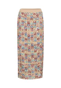 Culture CULTURE  - Fustă maxi - gold blue red sequins