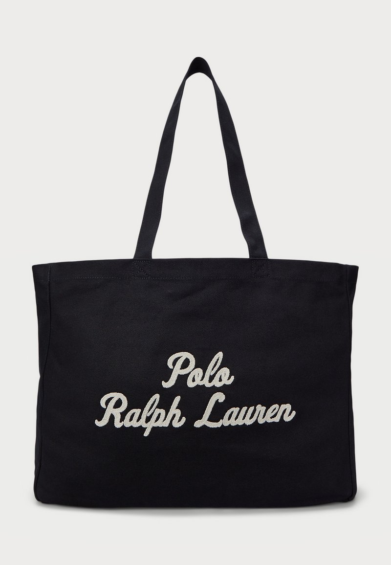 Polo Ralph Lauren EMBROIDERED CANVAS TOTE UNISEX - Τσάντα Tote - black