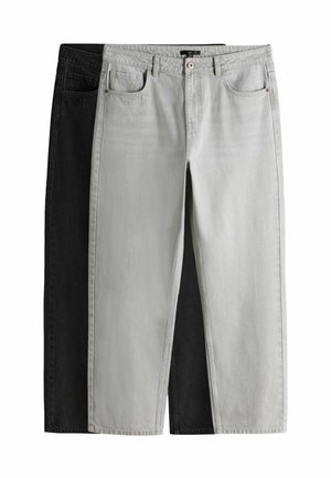 2 PACK  - Jeans Straight Leg - grey black