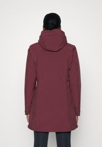 Jack Wolfskin HEIDELSTEIN - Zimní kabát - dark maroon
