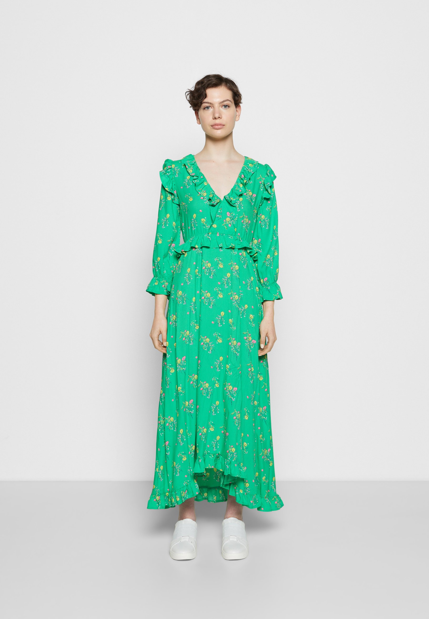 YAS Tall YASOFELIA MIDI DRESS SHOW - Maxikleid - ofelia/grün - Zalando.de