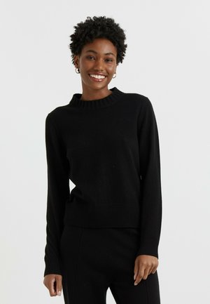 Strickpullover - black