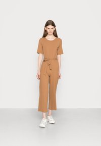 Even&Odd STRAIGHT LEG - Macacão - light brown