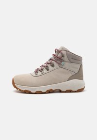 NEWTON WANDER - Hiking shoes - cloud grey/cool green