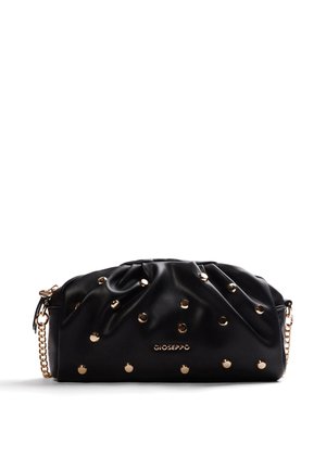 Gioseppo, GIOSEPPO BLACK WRINKLED EFFECT STUDDED CROSSBODY BAG 80647 - Bandolera - black