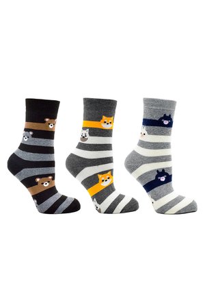 THERMO 3ER PACK - Socks - grau