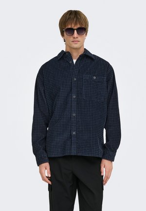 Only & Sons, ONSWALEED OVERSHIRT - Риза - dark sapphire