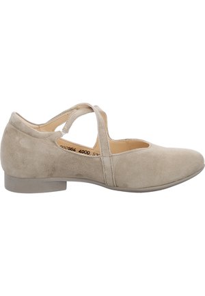 GUAD 2 - Ankle strap ballet pumps - beige