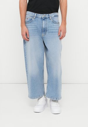 THEO BAGGY CROP - Φαρδύ τζιν - denim light