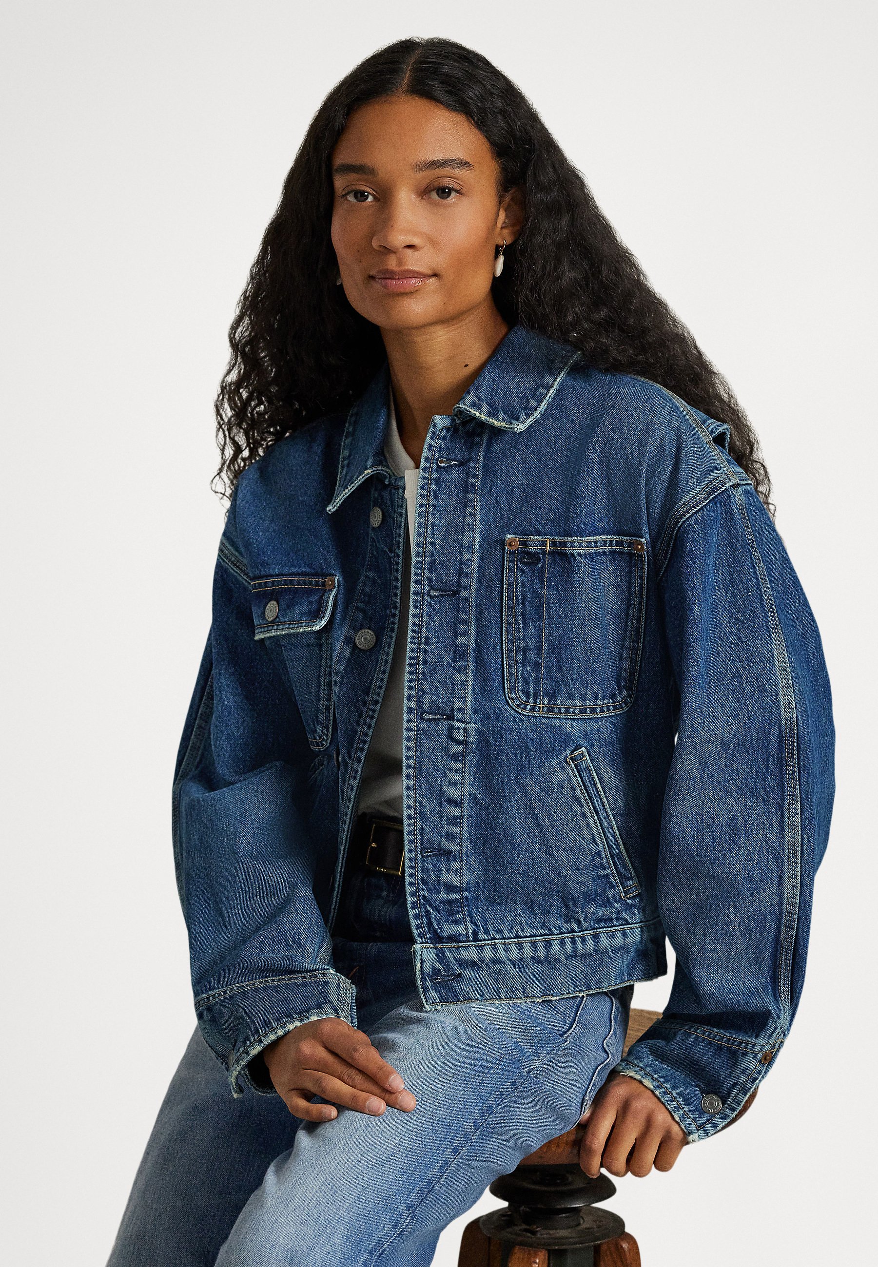 Polo Ralph Lauren DENIM DUNGAREE JACKET - Denim jacket - mendez