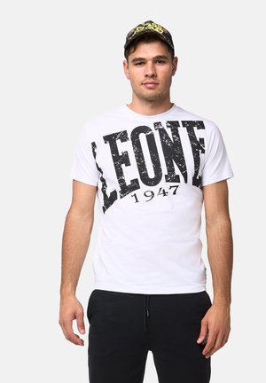 LEONE 1947 T-shirt imprimé - white/black