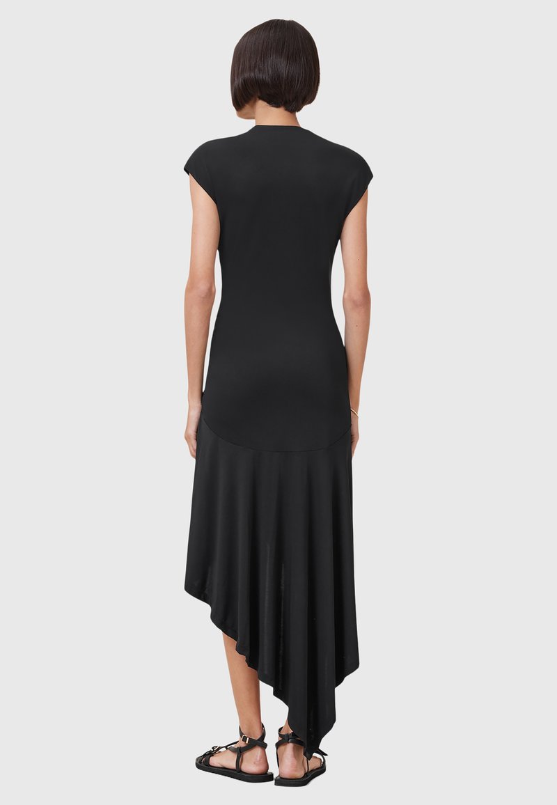 knee length short formal dresses High neck White Knee-length Short Homecoming Dress for summer time