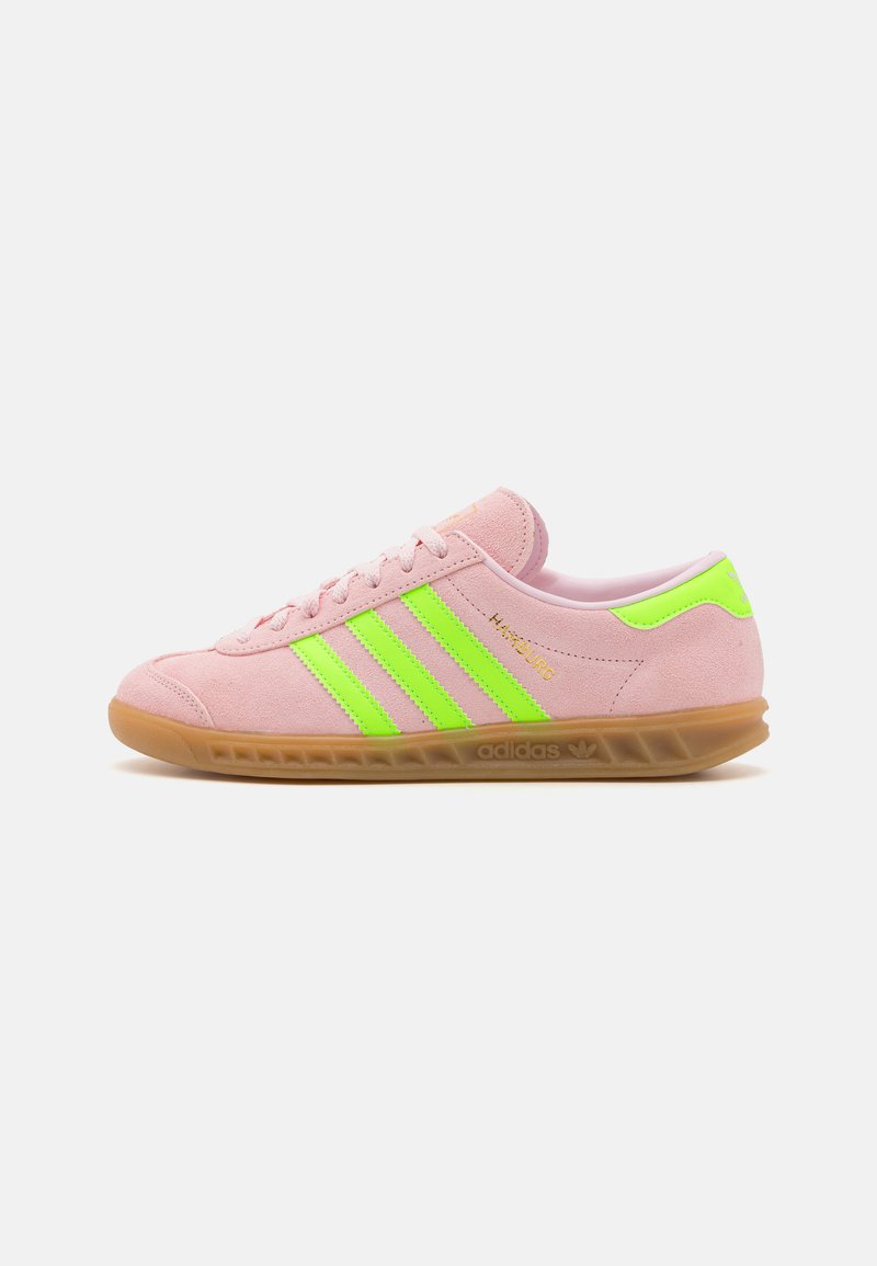 adidas Originals - HAMBURG - Sneakers - clear pink/solar green/gold metallic, Forstør