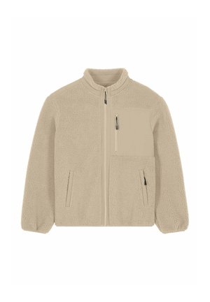 AMORE EMBROIDERY UNISEX SHERPA - Giacca in pile - desert sand