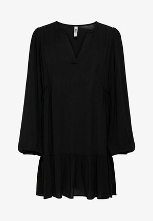 EINFARBIGES - Day dress - black