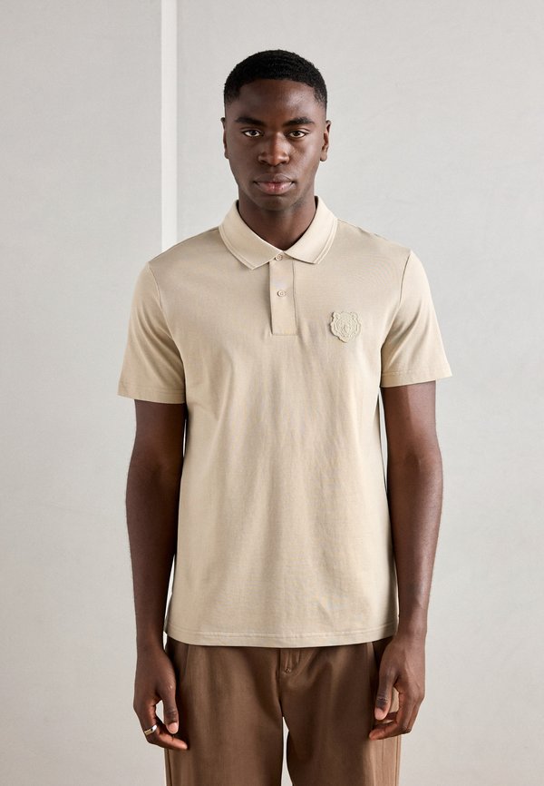 REGULAR FIT IN MERCERIZED WITH PUFFY TIGER PATCH - Polo shirt - sand