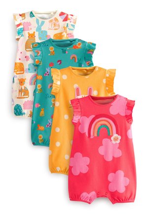 4 PACK STANDARD - Overal - bright rainbow print
