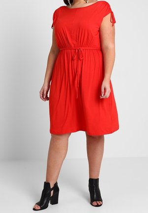 Robe en jersey - coral