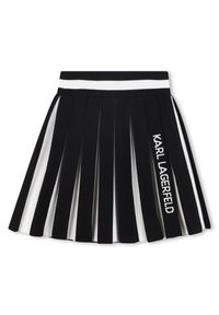 KARL LAGERFELD KIDS SKIRT - Jupe trapèze - black/white