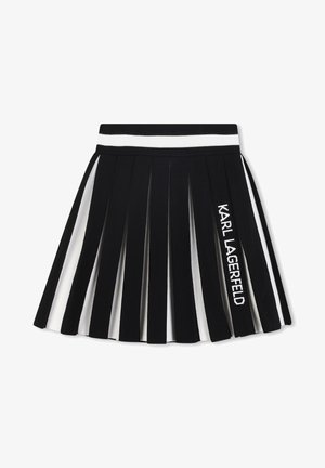 KARL LAGERFELD KIDS SKIRT - A-lijn rok - black/white