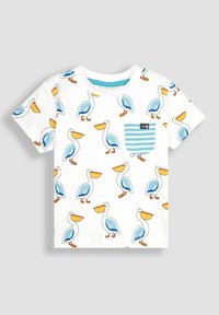 JoJo Maman Bébé 2-PACK PELICAN - REGULAR FIT - T-paita - white pelican