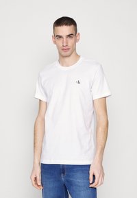 Calvin Klein Jeans MONOLOGO 2 PACK - Camiseta básica -  black/bright white