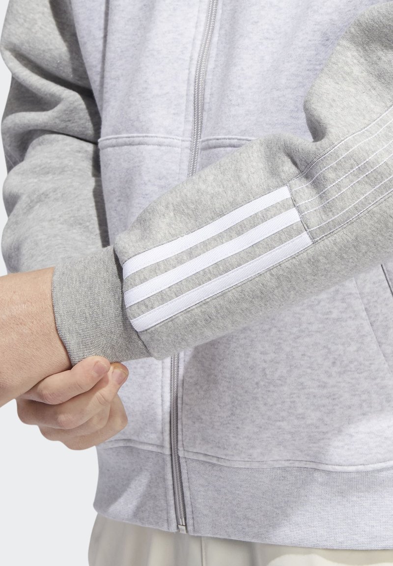 grey adidas bomber jacket