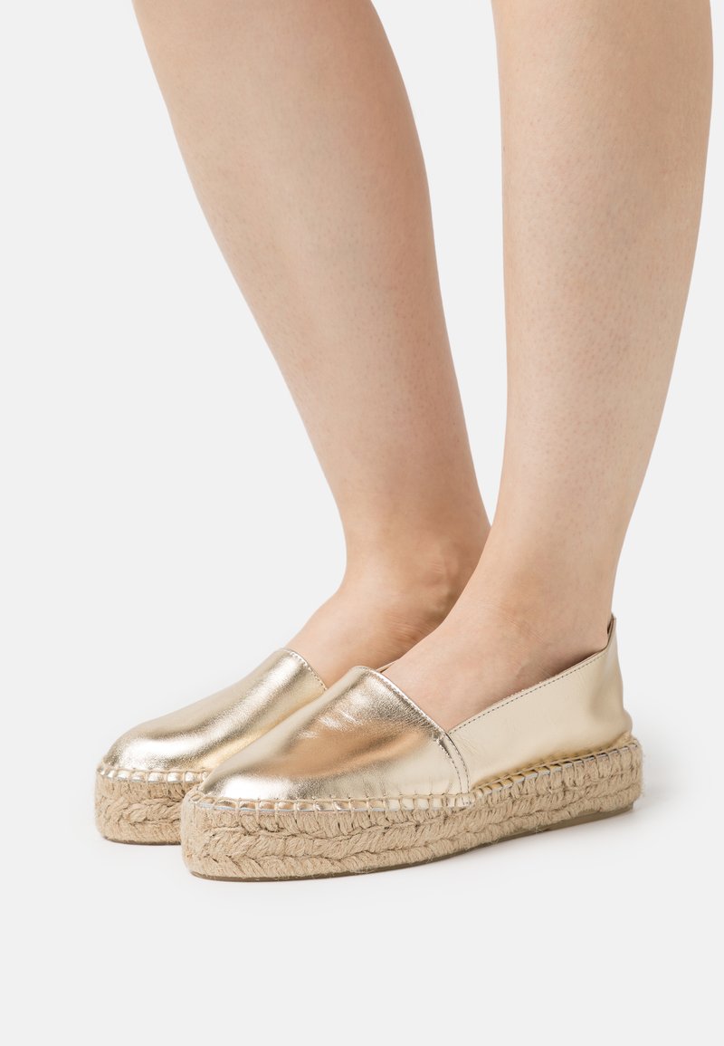 Zign LEATHER - Espadrilles - gold/gold-coloured - Zalando.co.uk