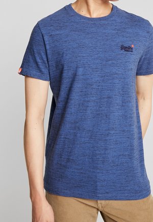 T-Shirt basic - mottled dark blue