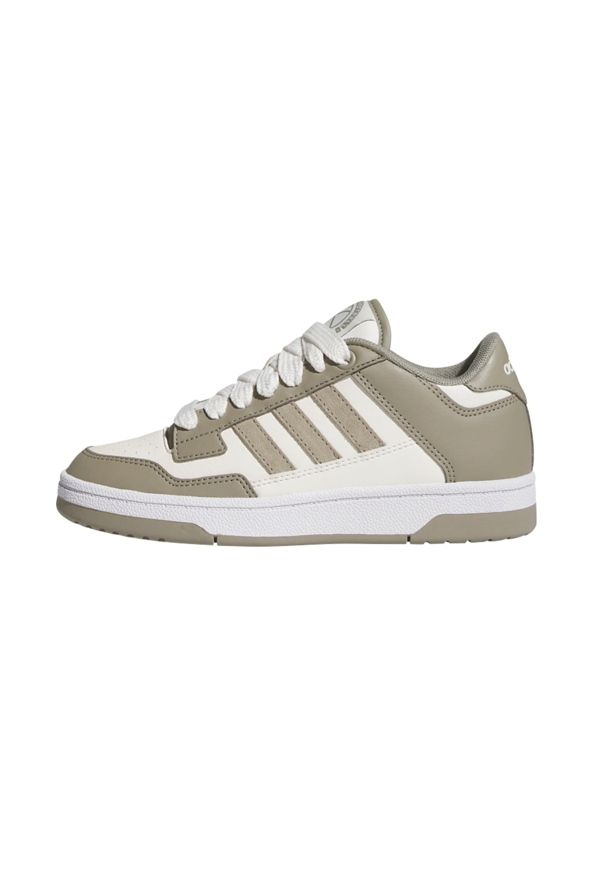 adidas Performance RAPID COURT - Trainers - silver pebble cloud white cloud  white/silver-coloured - Zalando