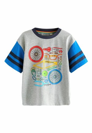 REGULAR FIT SHORT SLEEVE - Tričko s potlačou - grey