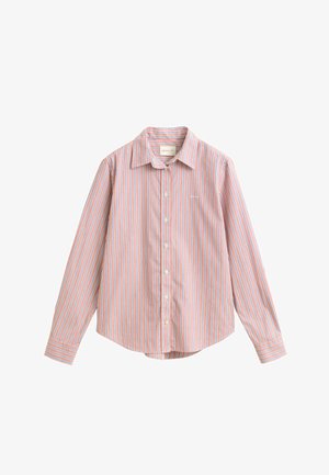 GANT, GANT REGULAR FIT STRIPED CLASSIC POPLIN SHIRT - Chemisier - deep grape wine