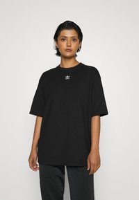 adidas Originals TEE - Paprasti marškinėliai - black/white