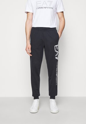 EA7 Emporio Armani, TROUSER - Pantaloni sportivi - dark blue/white
