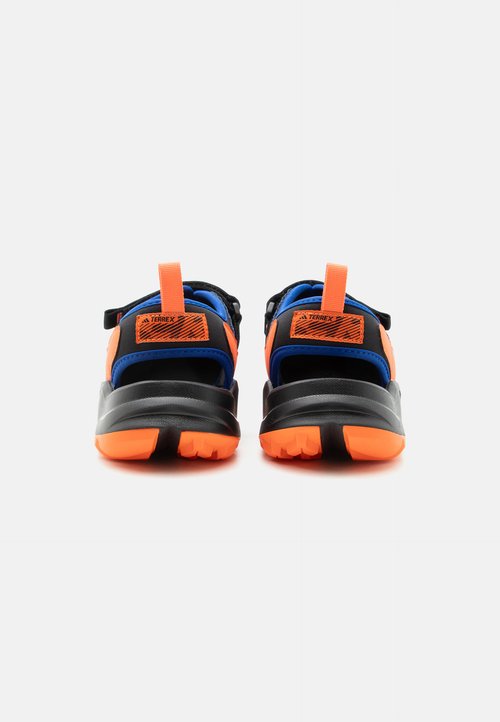 adidas HYDROTERRA UNISEX - Walking sandals - core black/power blue/impact orange — foto 3