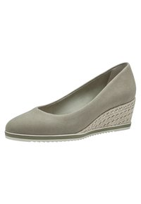 Tamaris Wedges - sage