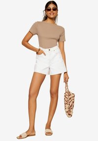 Friends Like These SHORT SLEEVE BOAT NECK  - Pamata T-krekls - camel