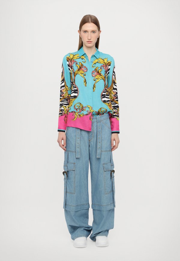 Button-down blouse - blu4