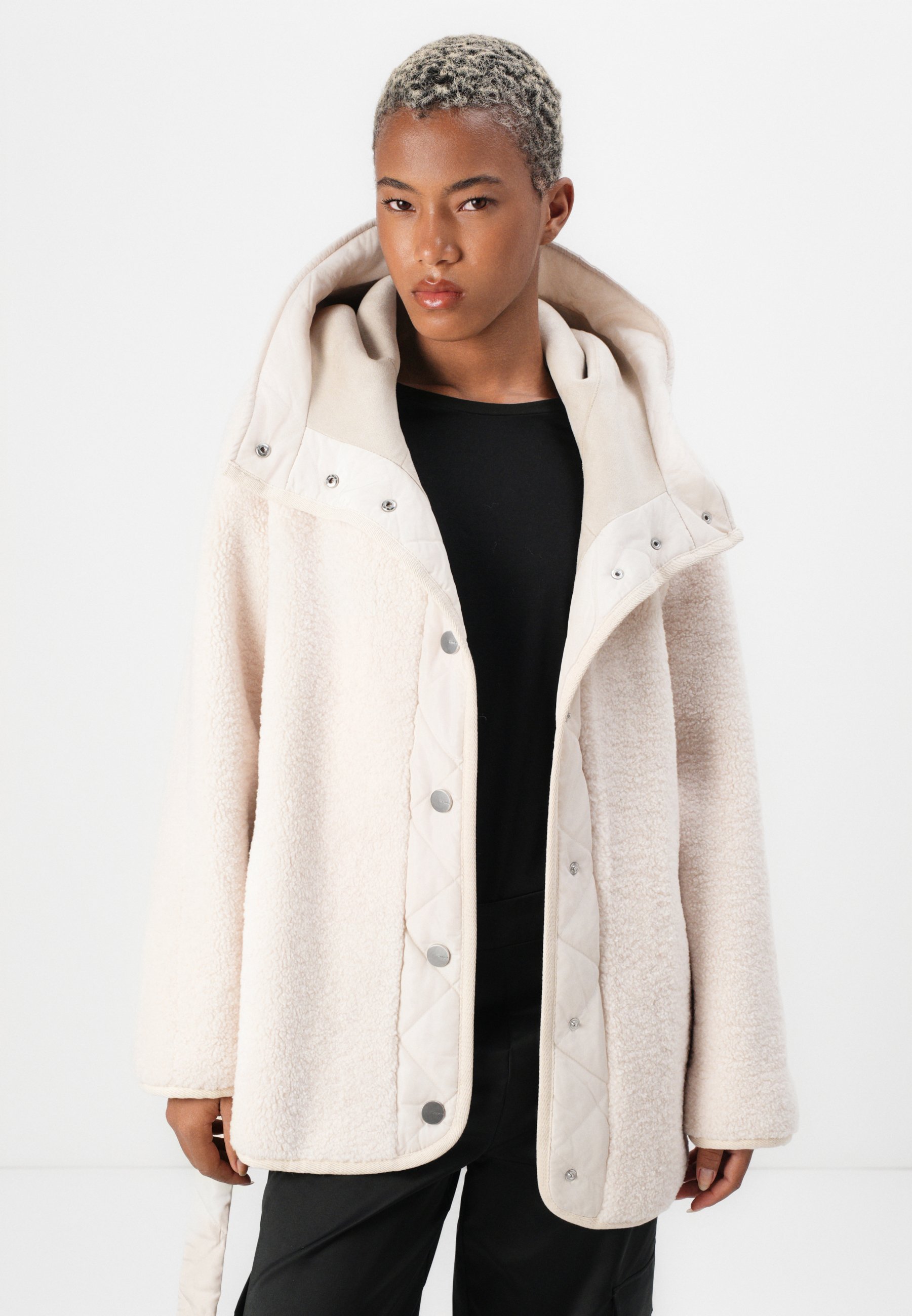 Pinko CAPPERI CABAN - Winter coat - off-white - Zalando.co.uk