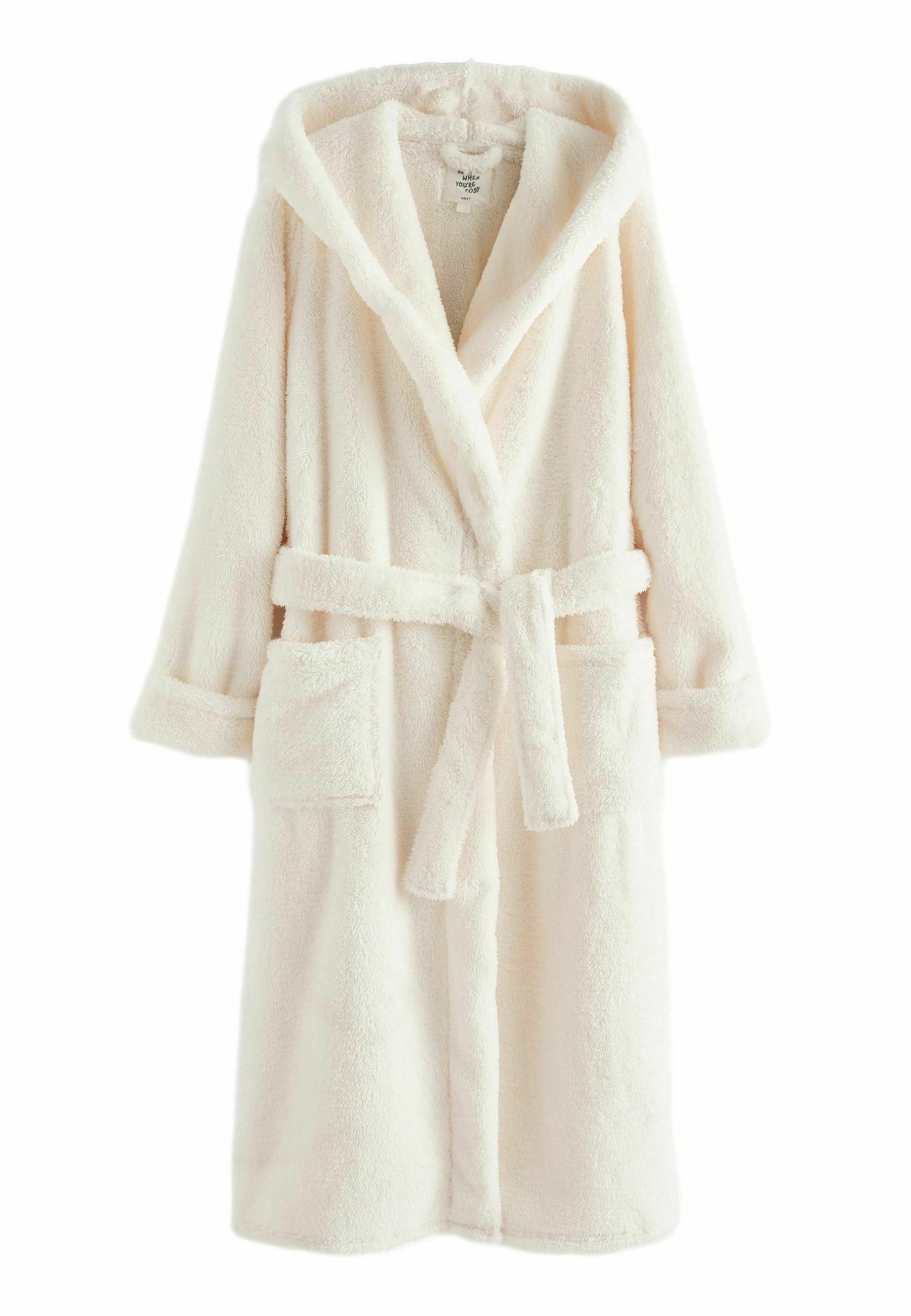 Peignoir Femme NEXT Ultra-doux - Écru - Taille S - Confort Parfait Après La Douche Ou Pour Se Détendre - 7
