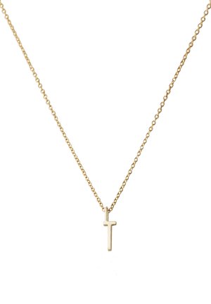 Design Letters HALSKETTE MIT KLEIN INITIAL CHARM GOLD (A-Z) - Collier - gold-coloured
