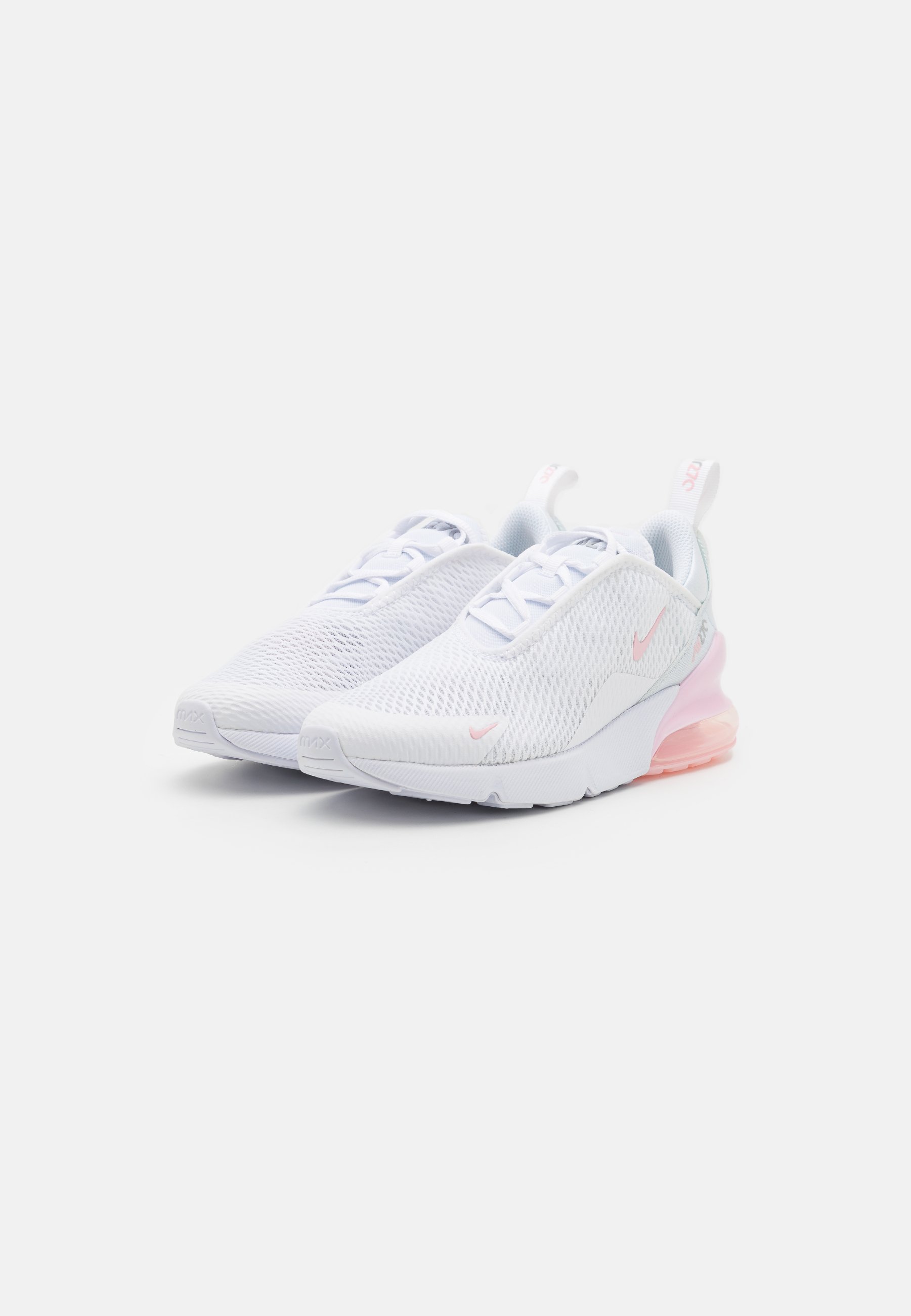 pink grey and white nike shoes