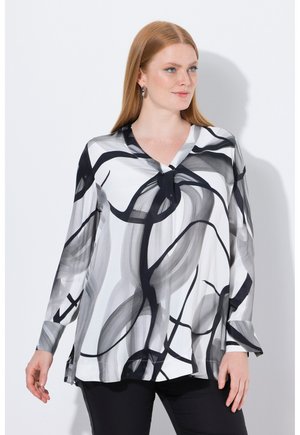 V-AUSSCHNITT LANGARM - Blouse - snow white