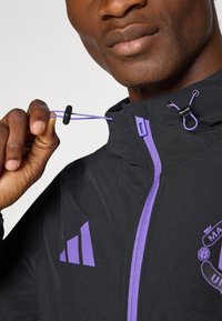 adidas Performance MANCHESTER UNITED VISTECH - Club wear - black/purple rush