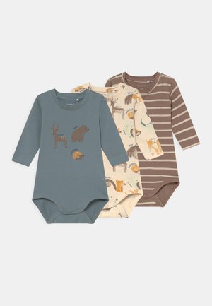NBNMIO 3 PACK UNISEX - Body - whitecap gray