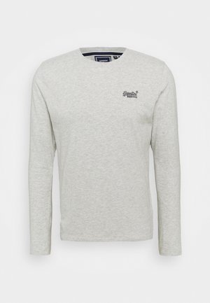 Superdry VINTAGE LOGO - Maglietta a manica lunga - glacier grey marl