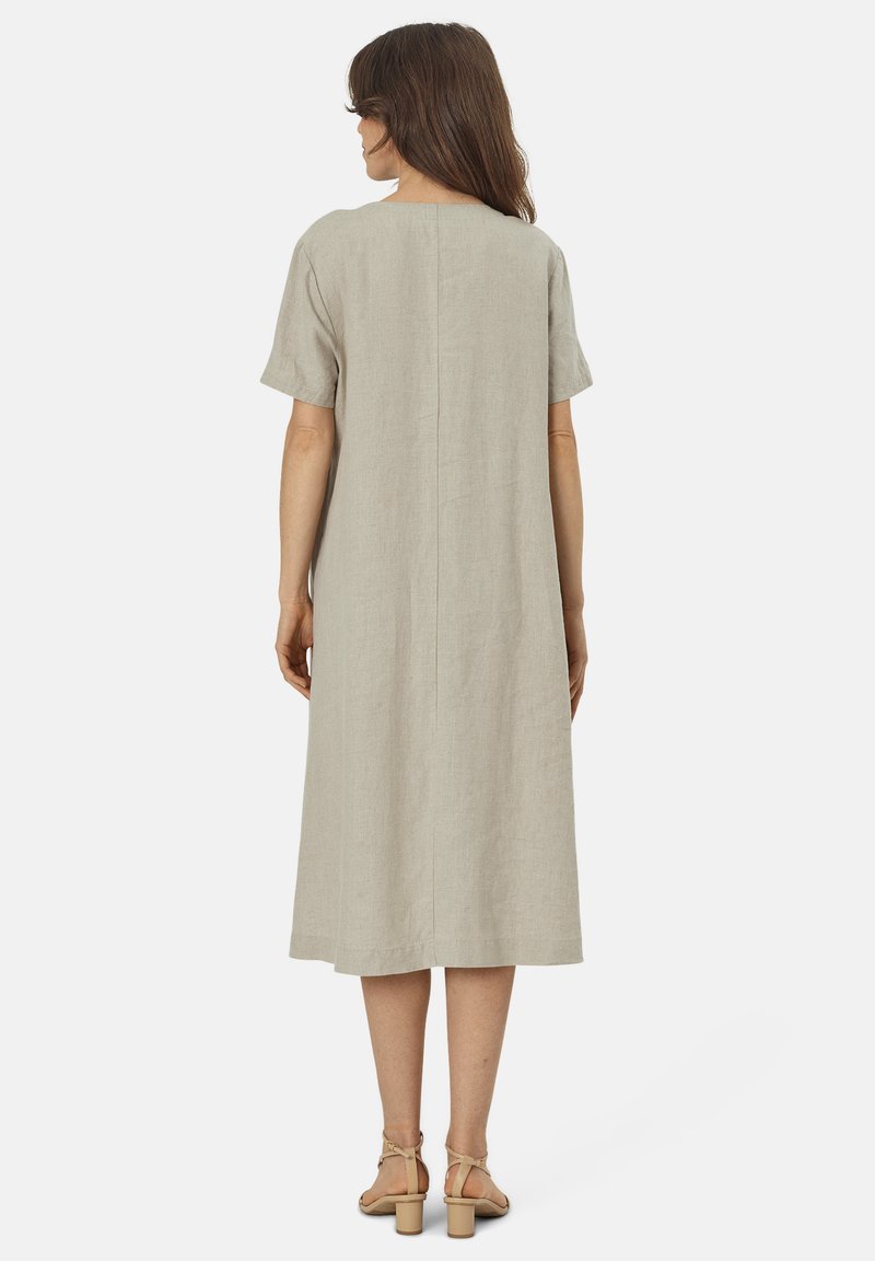 knee length dresses for ladies MASAI MaNOKOLO LINEN DRESS