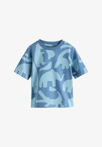 Non sélectionné, blue dinosaur print